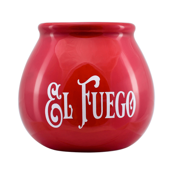 Keraaminen Calabash El Fuego logolla (punainen) 300ml