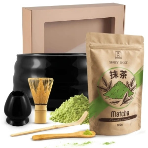 Matcha teen keittäminen lahjasetti