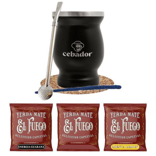 Yerba Mate setti 3x50g TermoLid Cebador 150g