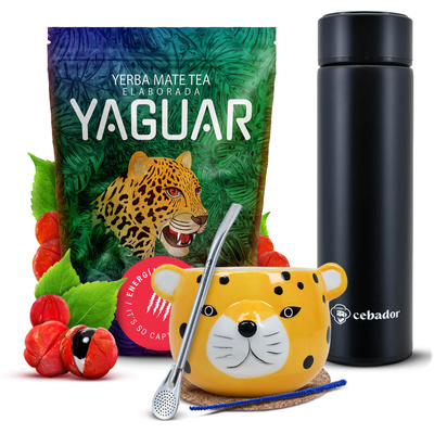 Yerba Mate Yaguar Energia 500g calabash termospullosetti