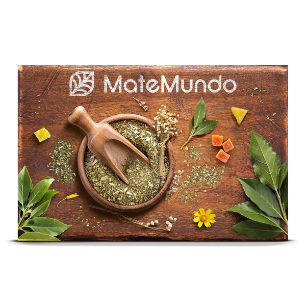 Jääkaappimagneetti, jossa on MateMundon logo