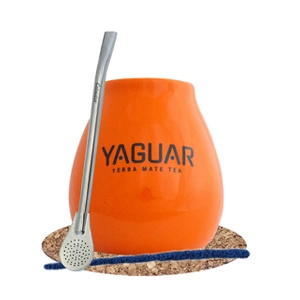Yerba Mate tarvikesarja: Calabash + Bombilla