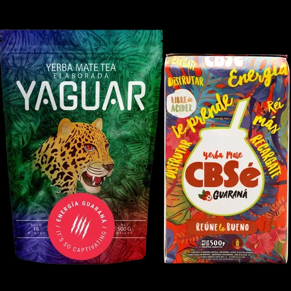 Yerba Mate CBSe Yaguar Energia 2x500g 1kg 1kg