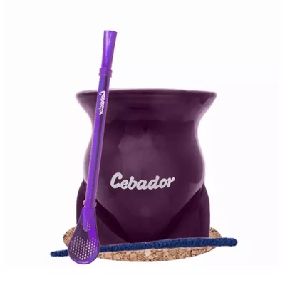 Aseta Gourd Torpedo yerba matea varten.