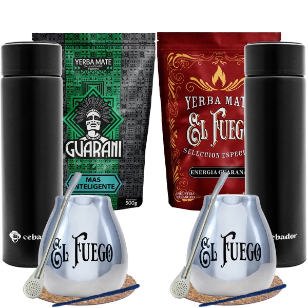 Yerba Mate setti kahdelle 2x0.5kg termospullot 