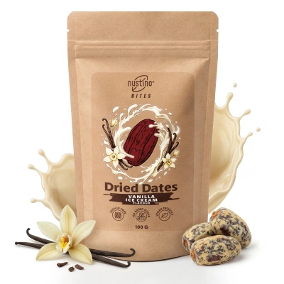Nustino Bites – Kuivatut Taatelit – Vanilla Ice Cream 100 g