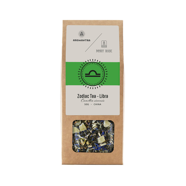 Aromantra x Mary Rose - Zodiac Tea - Libra (vihreä tee) 50g