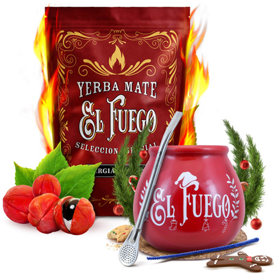 Yerba Mate Winter Starter Set El Fuego Energia 500g + tarvikkeet
