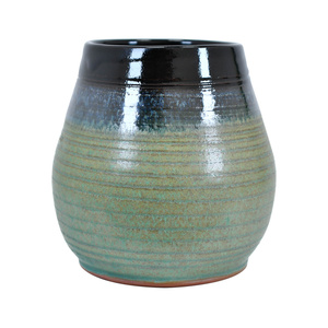 Keraaminen Mate Cup Niebla (musta-vihreä) 300ml - Crater-sarja