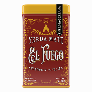 Yerbera - Tinapurkki + El Fuego Energia Guarana 0.5kg 