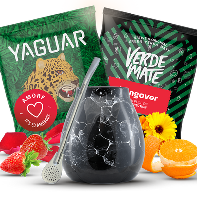 Yerba Mate Green Matero Bombilla tarvikesarja