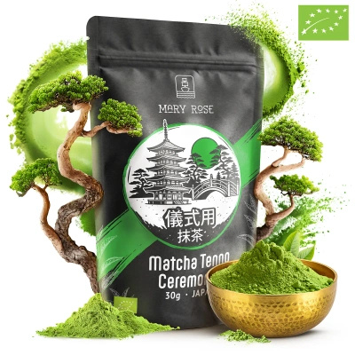 Mary Rose – Japanilainen Vihreä Matcha Tenno Tee (BIO) Seremoniallinen 30 g