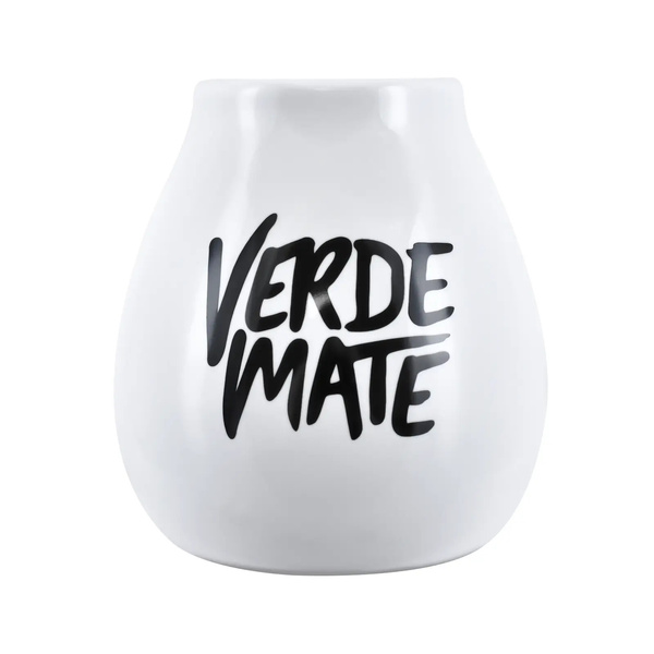 Kurpitsa keraaminen valkoinen - Verde Mate - 350ml