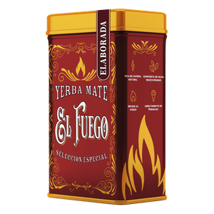 Yerbera - Tinapurkki + El Fuego Elaborada 0.5kg 