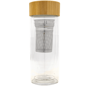 Mate to Go - lasinen termospullo infuusorilla - 300 ml