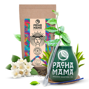 Setti Guayusa Pachamama Jazmín 100g + Kalebassi + Bombilla