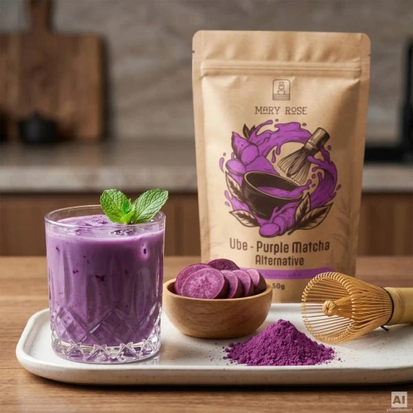 Värikäs matcha‑setti: Purple Matcha + Blue Matcha