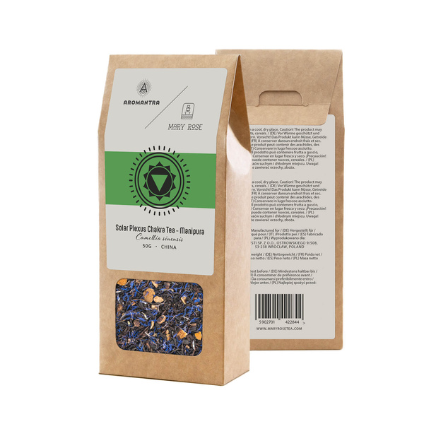 Aromantra x Mary Rose - Solar Plexus Chakra Tea - Manipura (musta tee) 50g