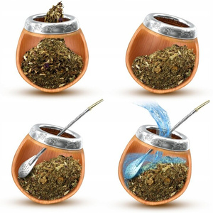 Analoginen lämpömittari + yerba mate 50g