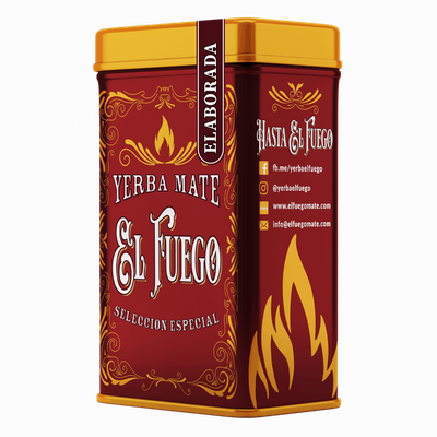 Yerbera - Tinapurkki + El Fuego Elaborada 0.5kg