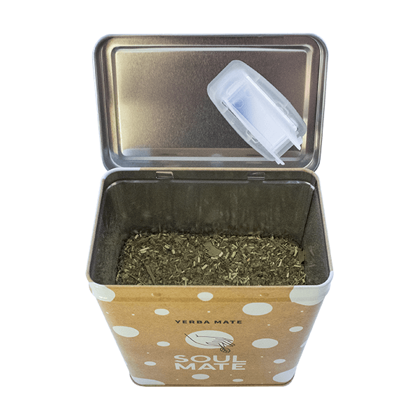 Set Yerbera Yerba Mate Soul Mate Organica 0.5kg Palo Santo 0.5kg Palo Santo