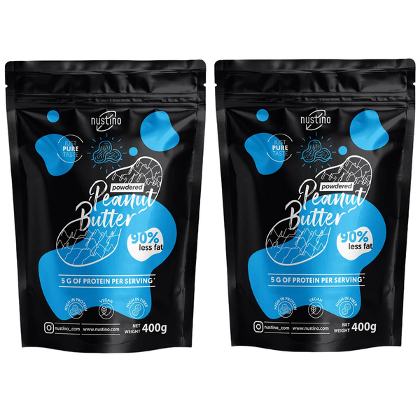 Setti 2x Nustino Maapähkinävoijauhe