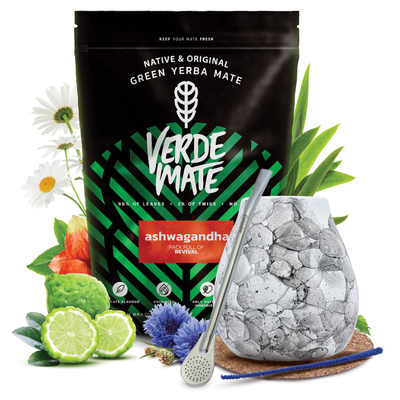 Yerba Mate Setti Verde Mate 500g 0,5kg Kalebassi + Bombilla