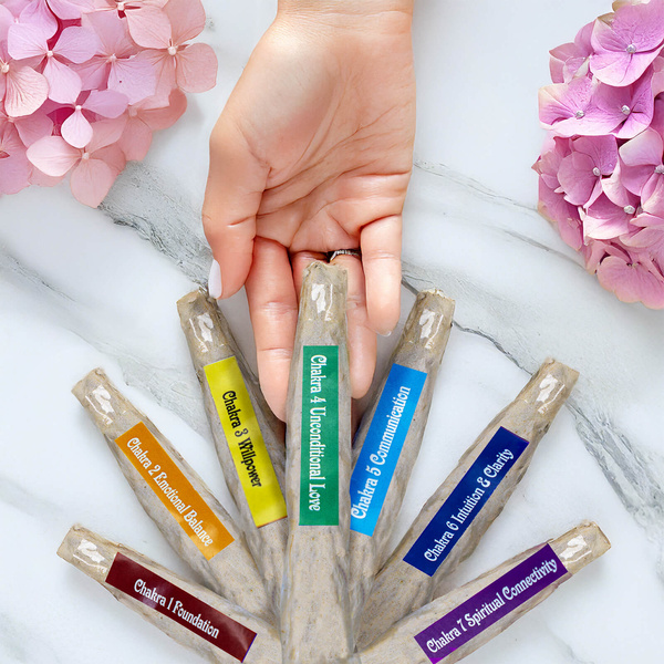 Rope Incense Yogi &amp; Yogini Naturals - Seitsemän chakraa