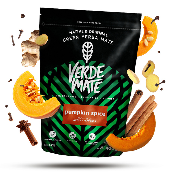 Yerba Mate Verde Mate -setti: Ashwagandha + Pumpkin Spice