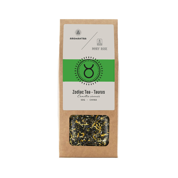 Aromantra x Mary Rose - Zodiac Tea - Taurus (musta tee) 50g