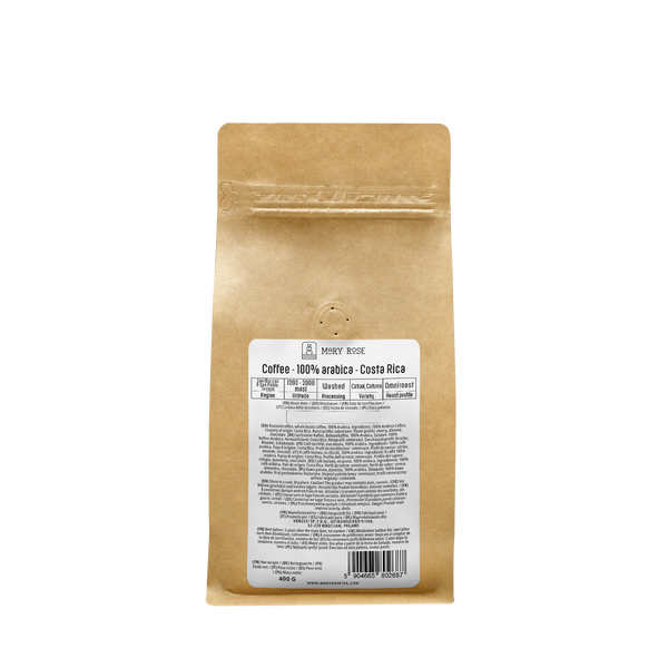 Mary Rose - koko papu kahvi Costa Rica San Rafael erikoisuus 400g