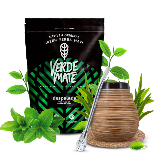 Yerba Mate Setti Verde Mate 400g 0,4kg Kalebassi + Bombilla