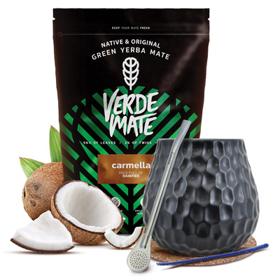 Yerba Mate Setti Verde Mate 500g 0,5kg Kalebassi + Bombilla