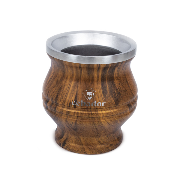 TermoColador - lämpökuppi yerba matelle - 190 ml (puunvärinen)