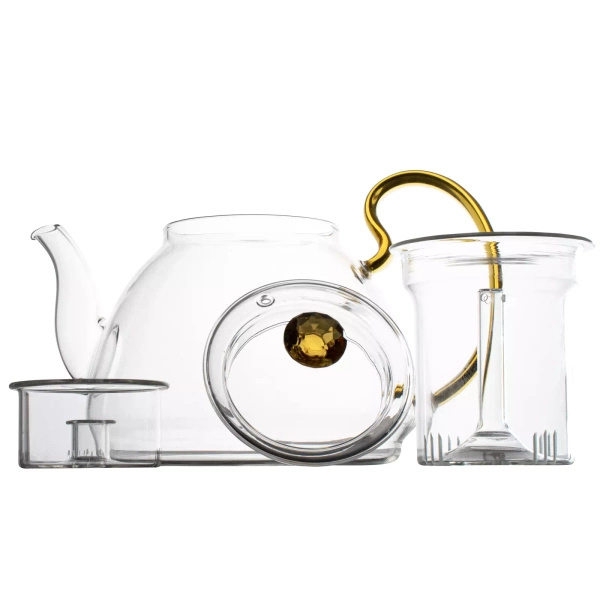 Lasi teekannu ja keitin Diamante 1200ml