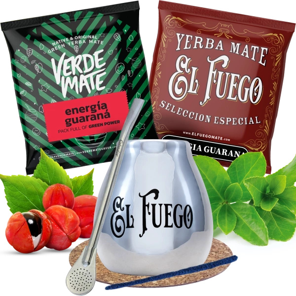 Yerba Mate setti Calabash + Bombilla
