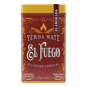 Yerbera - Tinapurkki + El Fuego Elaborada 0.5kg 