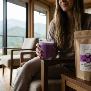 Värikäs matcha‑setti: Blue Matcha + Pink Matcha + Purple Matcha