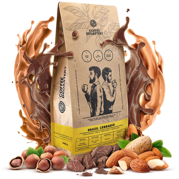 Bro Coffee Roastery -lahjasetti: 3× brasilialainen kahvi + muki