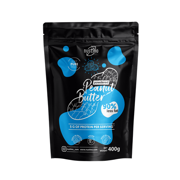 Nustino - Maapähkinävoijauhe - Pure 400 g