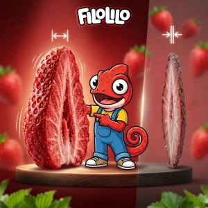 FiloLilo – Pakastekuivatut mansikat (viipaleet) 100 g