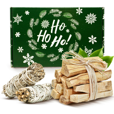 Lahjasetti Palo Santo + Valkoinen salvia suitsukkeet