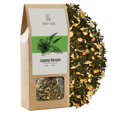 Mary Rose - Jasmiininkukkainen vihreä tee - 50g