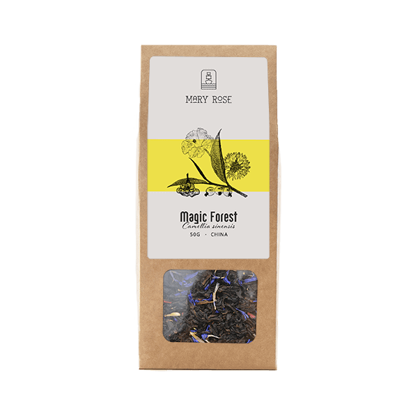 Mary Rose - Magic Forest Musta tee - 50 g