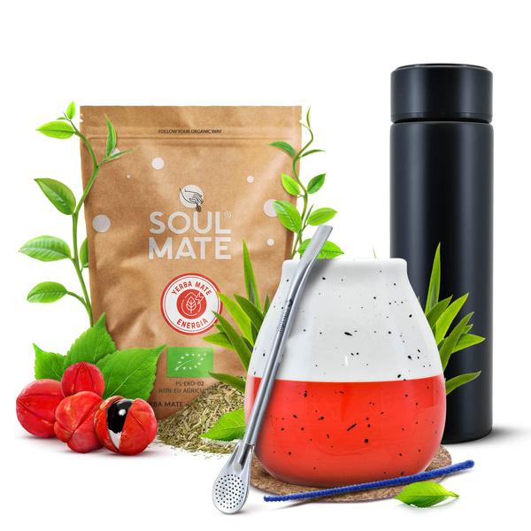 Yerba Soul Mate Energia 500g setti + termosmuki