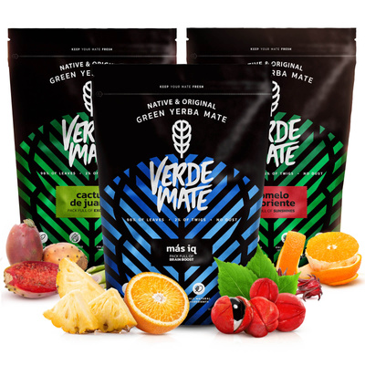 Yerba Verde Mate Green 3x500g eri sekoituksia