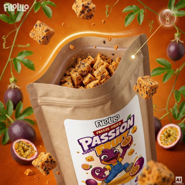FiloLilo – Pakastekuivattu passionhedelmä (kuutiot) 100 g