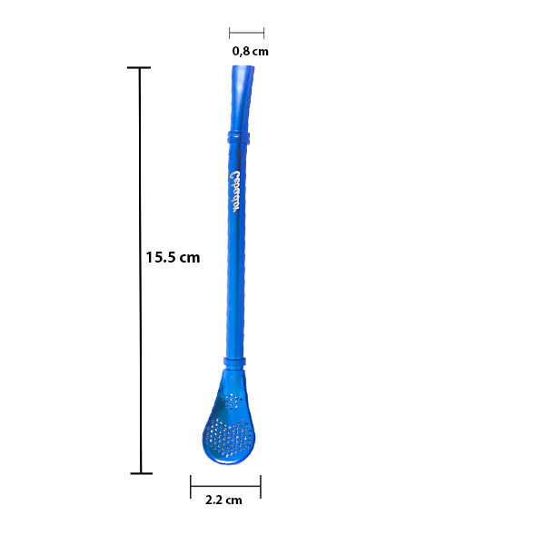 Bombilla Gringo 15,5 cm - Sininen