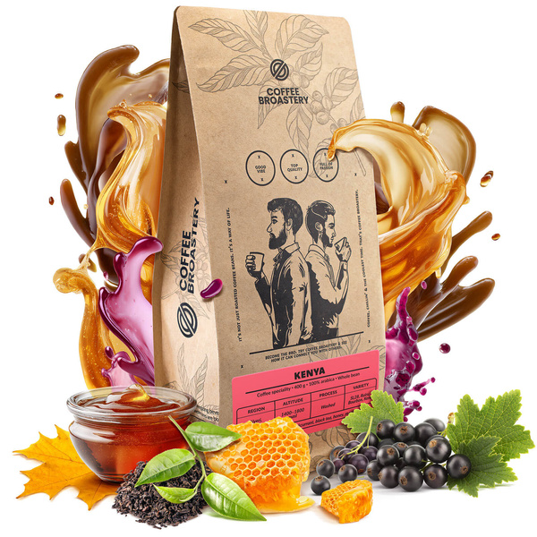 Bro Coffee Roastery - Koko papu kahvi Kenia Nyeri Speciality 400g
