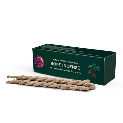 Rope Incense Yogi &amp; Yogini Naturals - Seitsemän chakraa